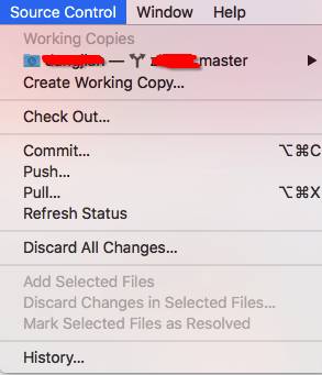 Xcode(v 8.3.3)菜单栏选项及作用介绍