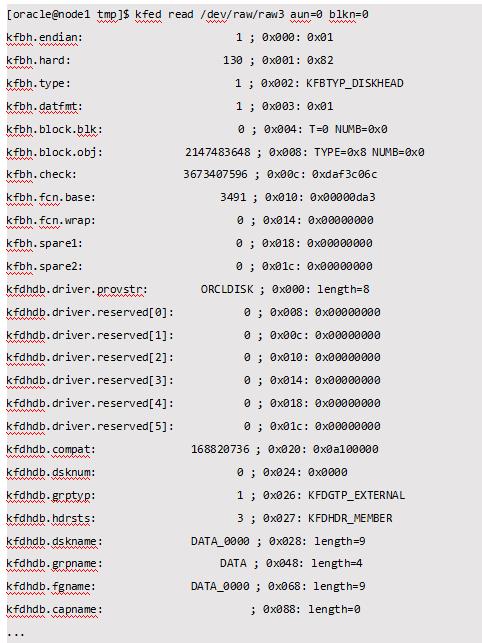 Oracle内核系列3-揭秘ASM磁盘头信息