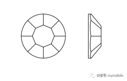 异形水晶玻璃平底石（Flat Backs No Hotfix）草图编号汇总。