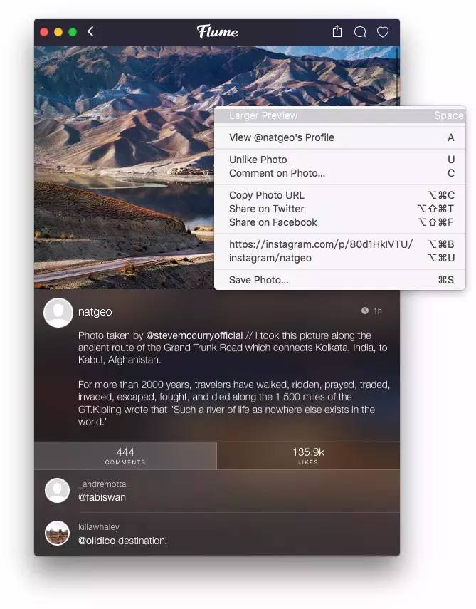 Mac 上最美观、最强大的 Instagram 客户端终于来了 - Flume