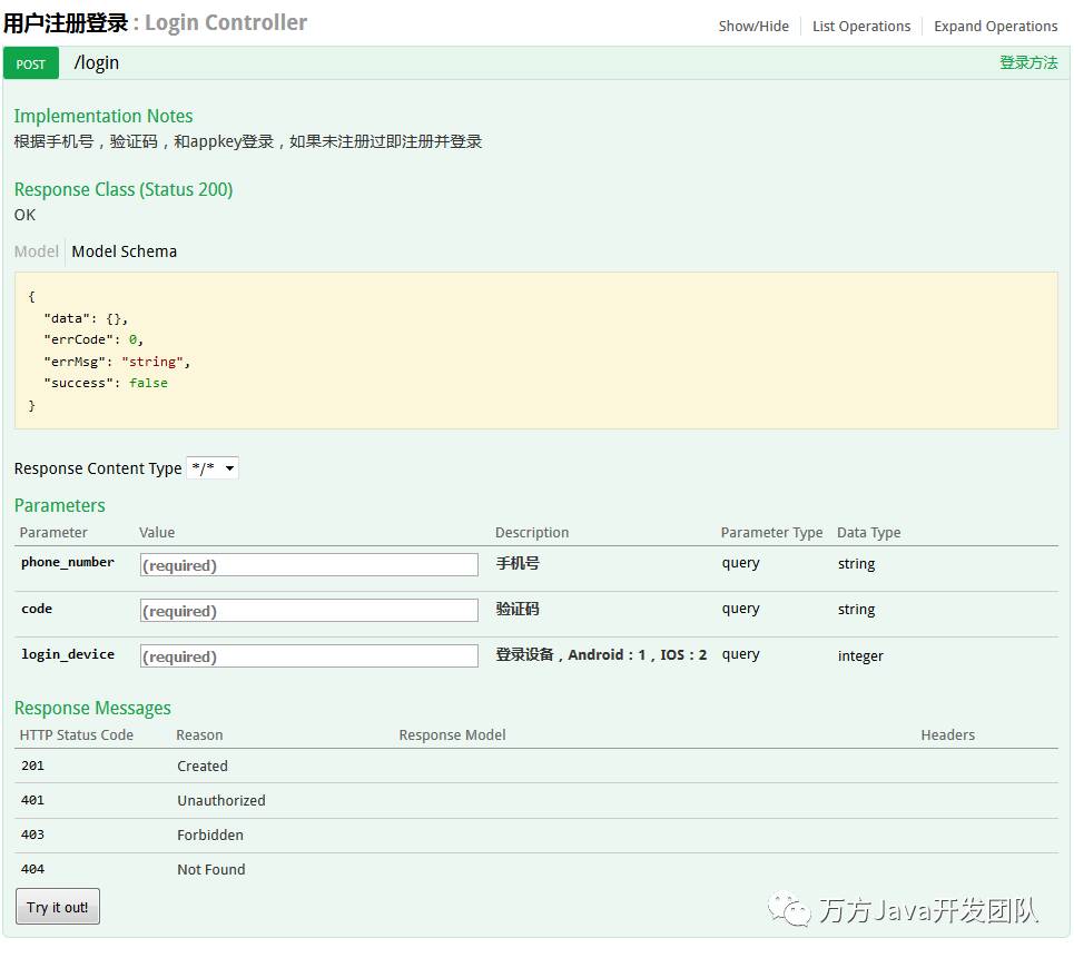 Swagger简介：前后端分离生成接口文档的工具