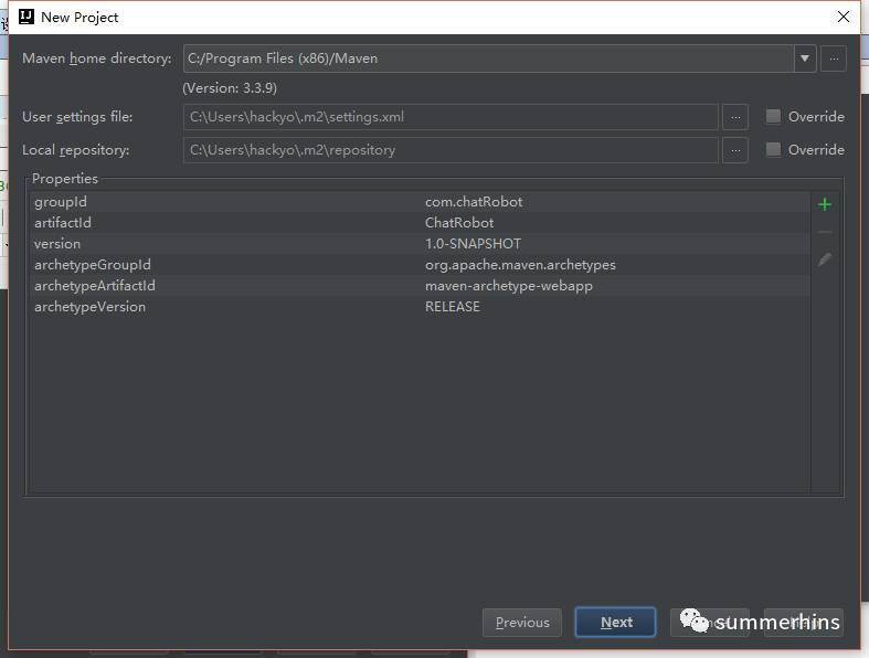 项目笔记: 使用intellij idea搭建MAVEN+SSM(Spring+SpringMVC+MyBatis)框架