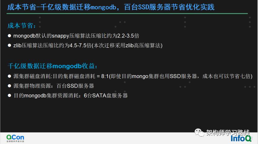 万亿级数据库MongoDB集群性能数十倍提升及机房多活容灾实践