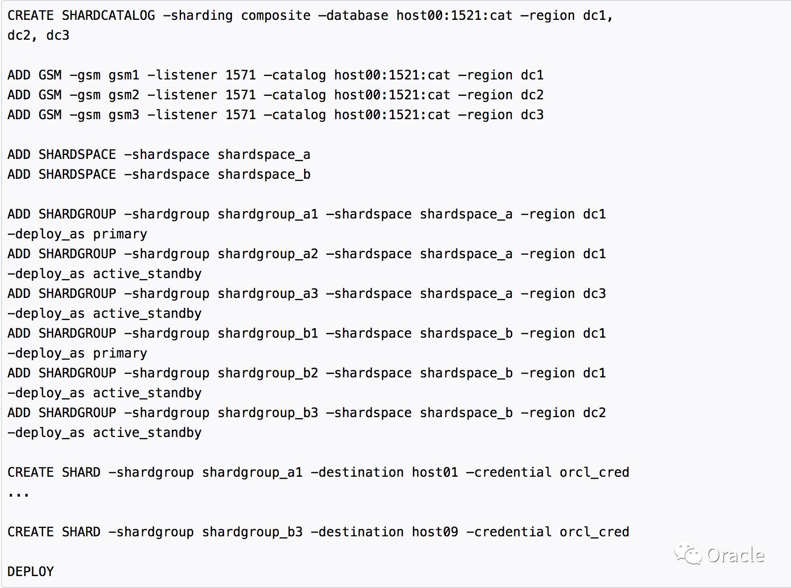 【12.2新特性】Oracle Sharding分片级别的高可用实现