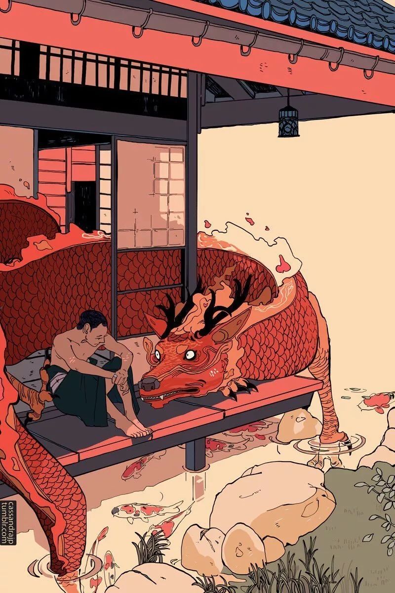 【插画师作品】第140期：美国插画师 Cassandra Jean 的人类与动物系列作品