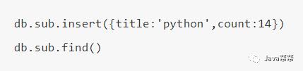 day27.MongoDB【Python教程】