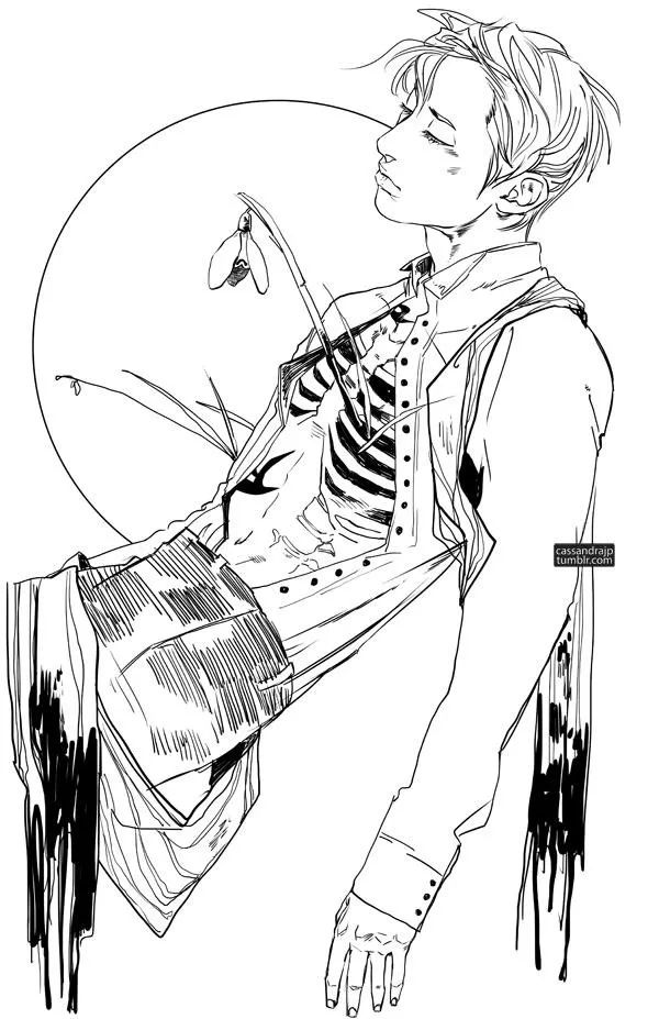 【插画师作品】第140期：美国插画师 Cassandra Jean 的人类与动物系列作品