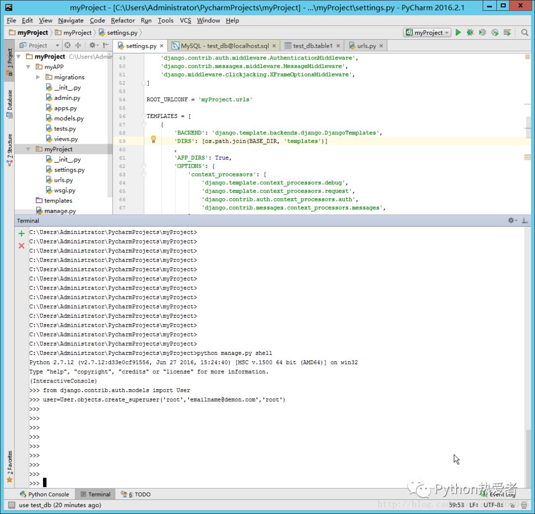 MySQL+Django+Python+Pycharm开发！这才是企业级项目！非常完善