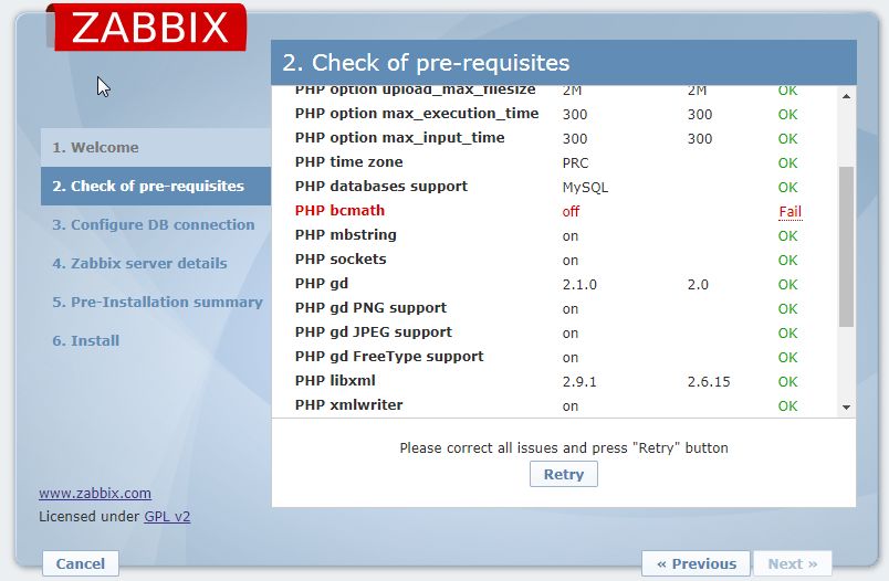 配置Zabbix