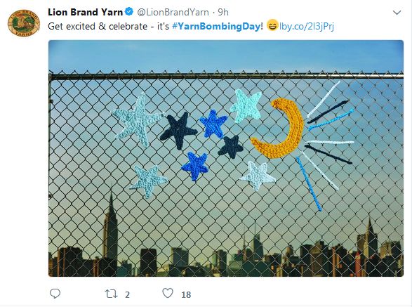 你知道吗？6月11日竟然是毛线轰炸日Yarn Bombing Day！