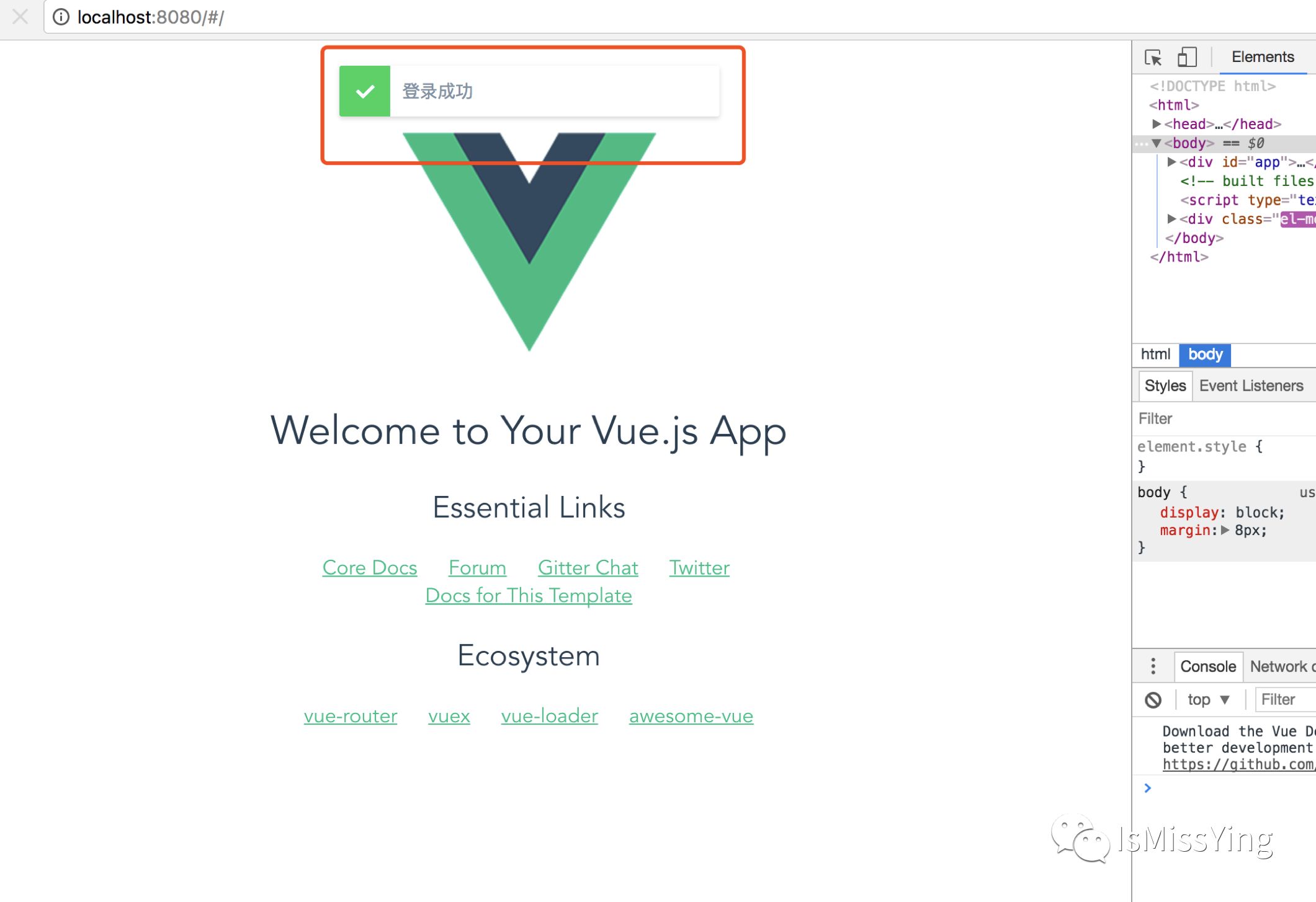 Vue项目安装流程(vue+ele+mongodb+axios)