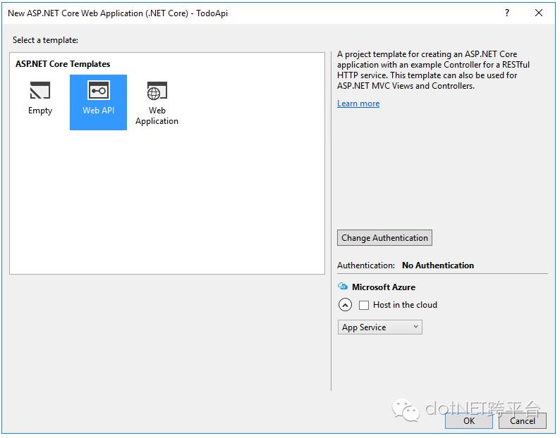 用 Visual Studio 和 ASP.NET Core MVC 创建首个 Web API