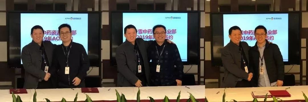 新启程，新篇章丨香雪中药资源事业部2019年AOP签约仪式举行