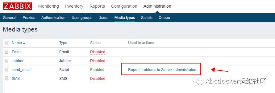 zabbix 使用脚本发送邮件