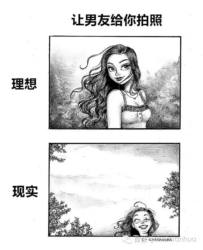 艺术家C. Cassandra的漫画系列：女人的日常