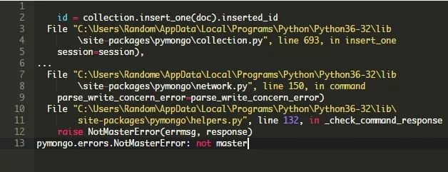 在你的Python应用程序中测试MongoDB故障转移