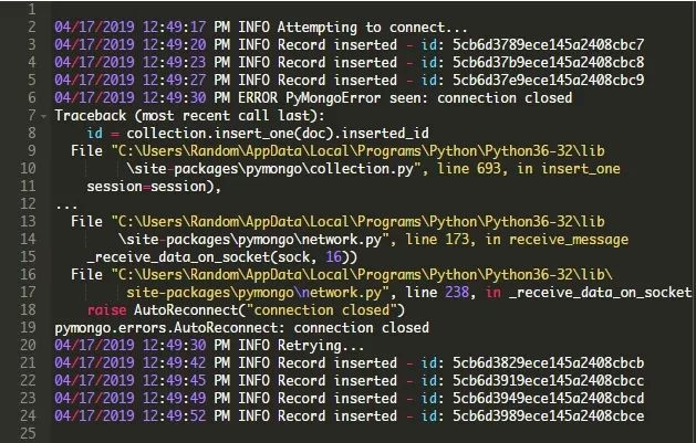 在你的Python应用程序中测试MongoDB故障转移