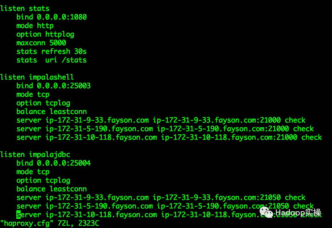 如何使用HAProxy实现Impala的负载均衡