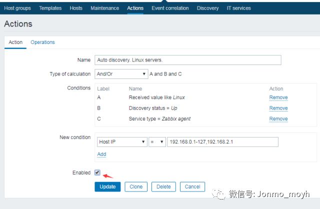 zabbix自动发现和注册