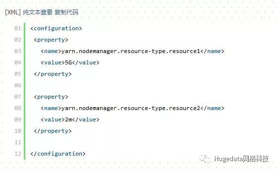 大数据技术|Hadoop 3.0: YARN Resource自定义资源配置说明