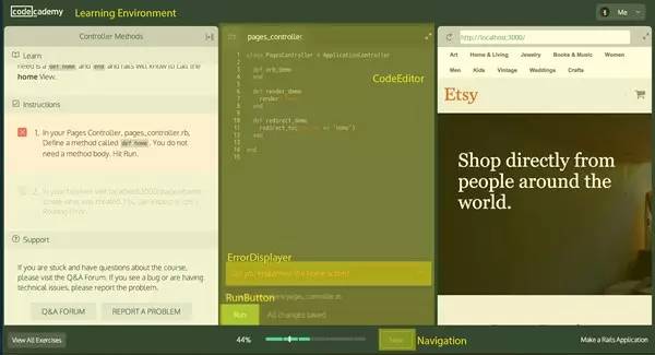 React.js大型复杂应用实战：Codecademy