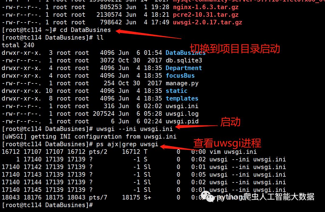 Django+Linux+Uwsgi+Nginx项目部署文档