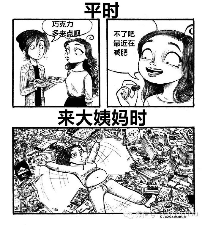 艺术家C. Cassandra的漫画系列：女人的日常