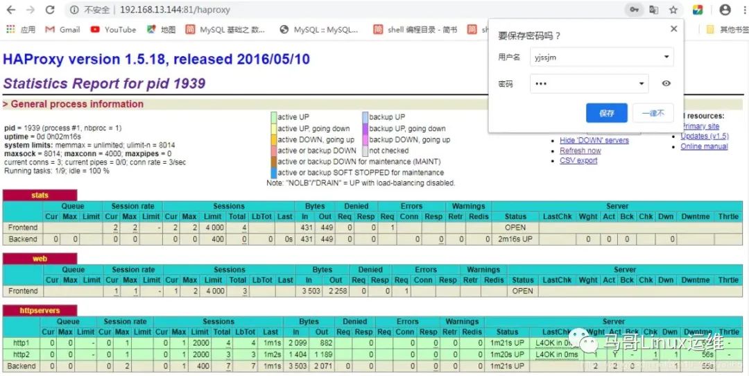 基于Haproxy的高可用实战