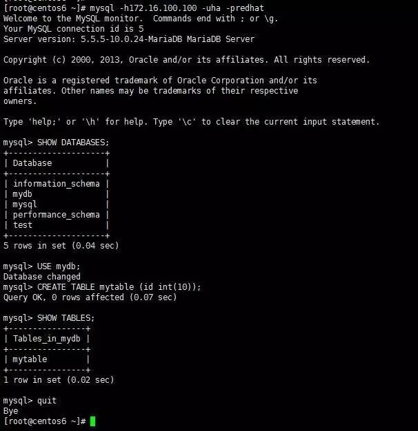 Corosync + Pacemaker 搭建高可用MariaDB服务