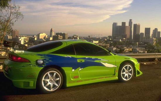 三菱eclipse作为一款出现在《速度与激情》系列中的跑车,曾经大出风头
