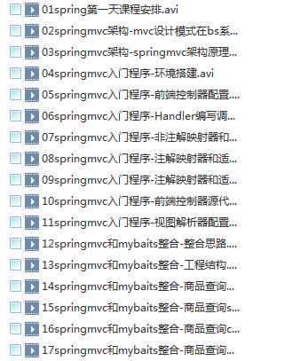 资源 | 经典的开发组合Springmvc＋Mybatis资源