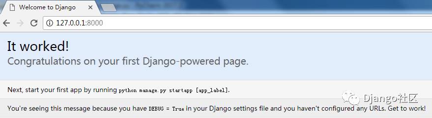 Windows 搭建Django开发环境