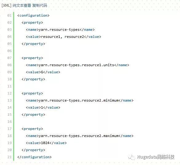 大数据技术|Hadoop 3.0: YARN Resource自定义资源配置说明