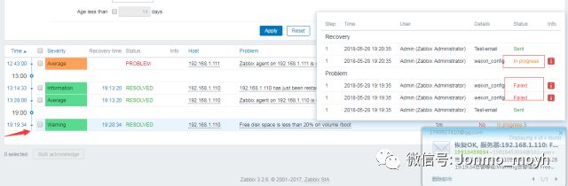zabbix微信报警