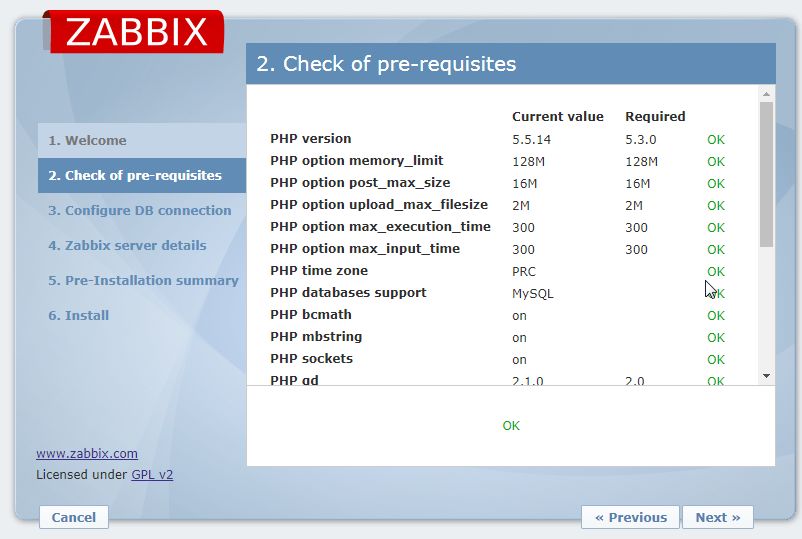 配置Zabbix