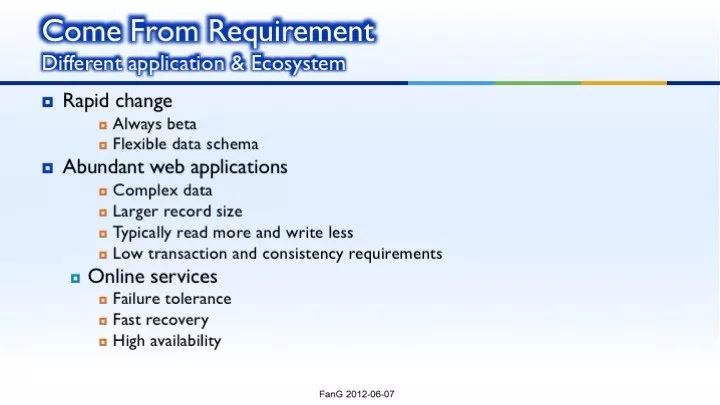 NoSQL introduction