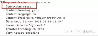 Tomcat高效响应的秘密(二) keep alive