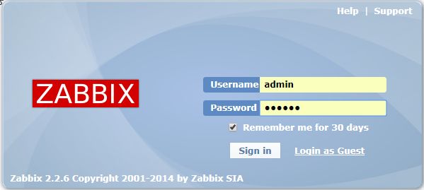 配置Zabbix