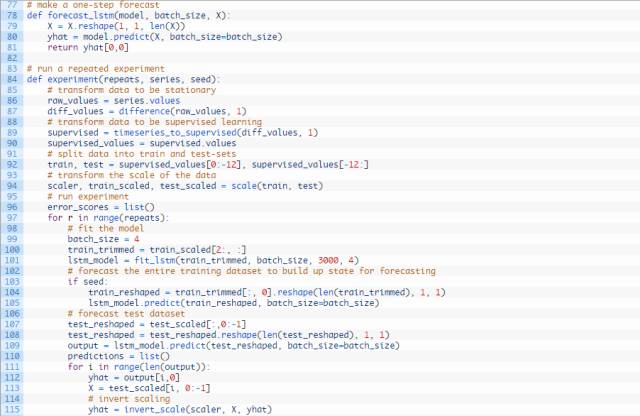 技术 | 如何在Python下生成用于时间序列预测的LSTM状态