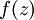 \\textstyle f(z)