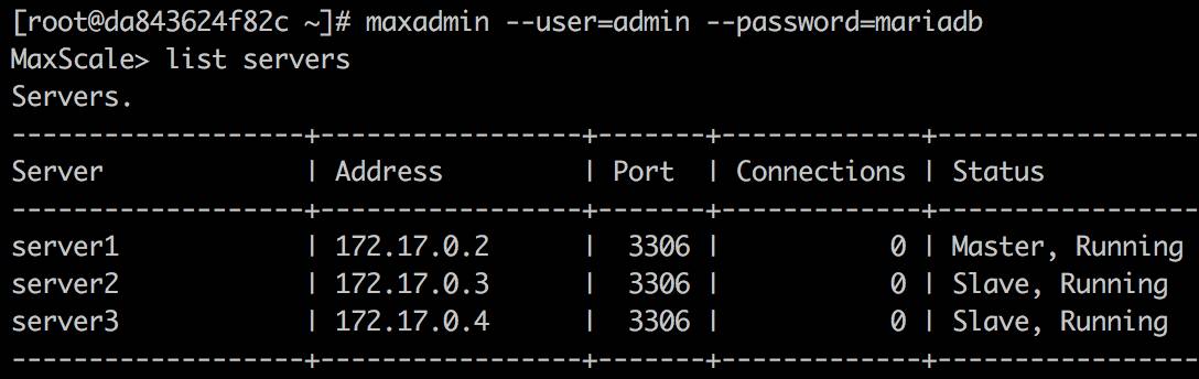 Mysql 读写分离中间件 MaxScale