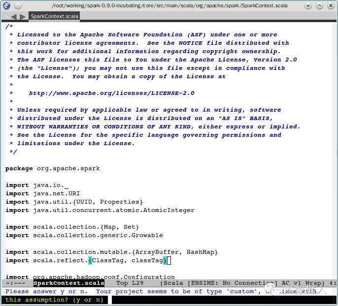 emacs+ensime+sbt打造spark源码阅读环境