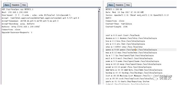 docker小试牛刀之bash_shellshock漏洞复现