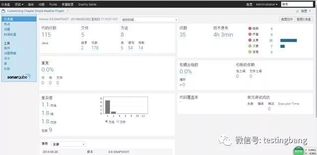 代码质量管理的开源平台Sonar