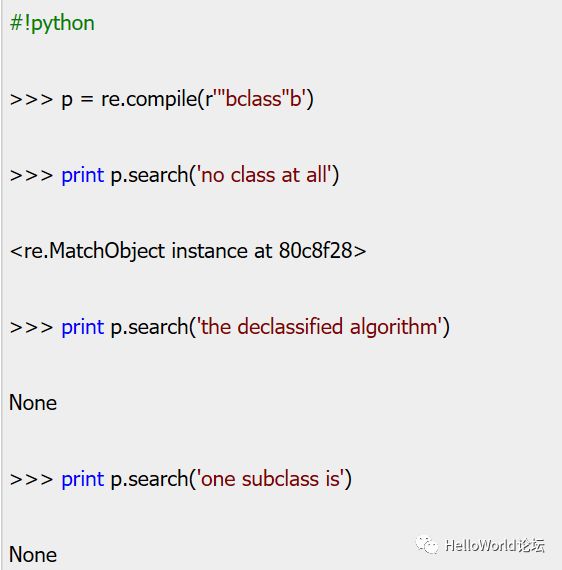 正则表达式之Python操作指南(re使用)