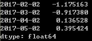 Python之时间序列