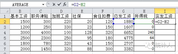 如何利用ABS函数计算个人所得税？