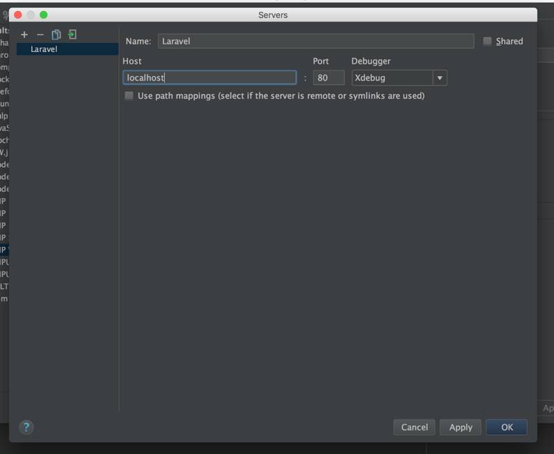 基于 PHPStorm 编辑器的 Laravel 开发