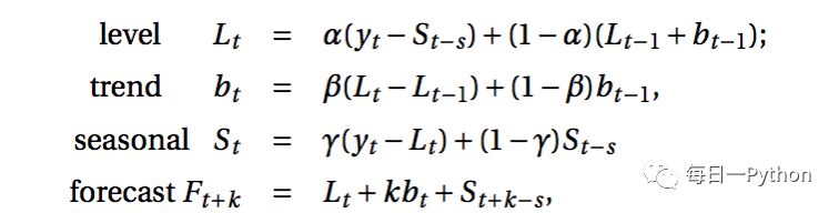 时间序列预测的7种方法（2）（Python代码实现）